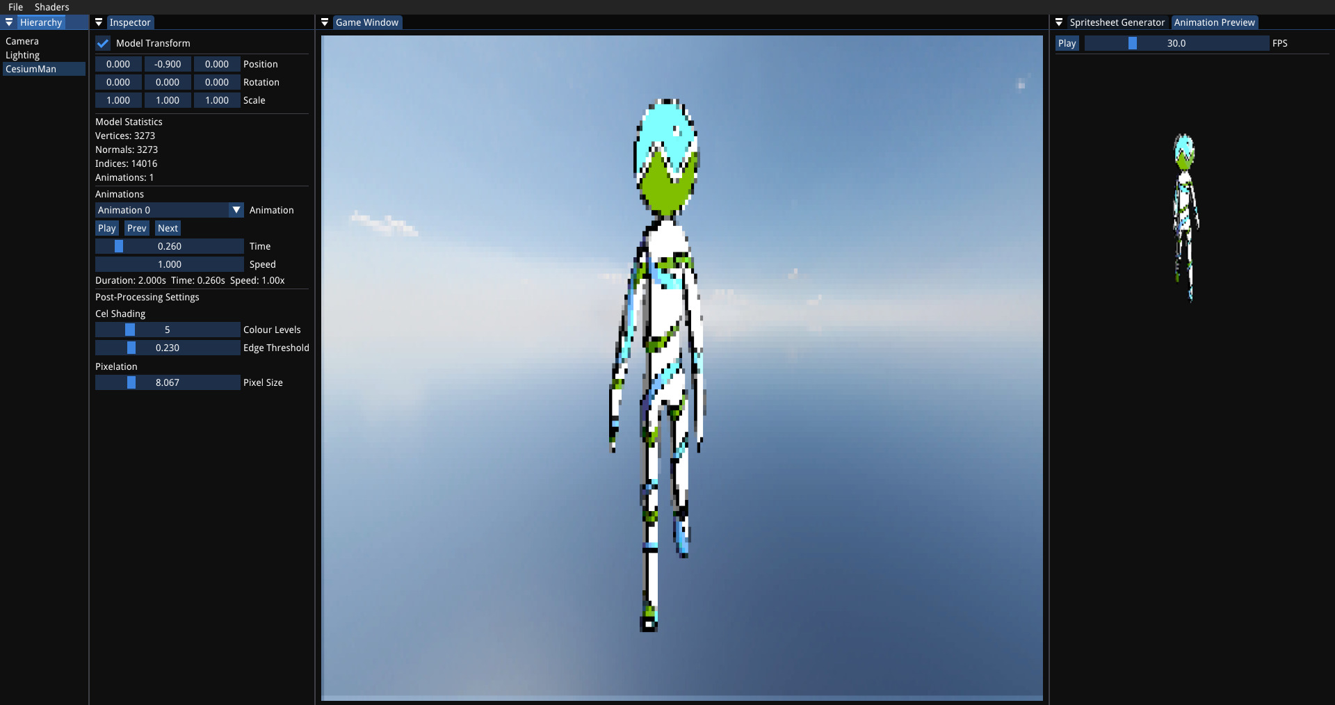 Spritesheet Converter Pixel Shader